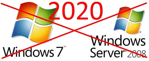 微软将在2020年停止对Window 7 及 Windows Sever 2008系统的支持！