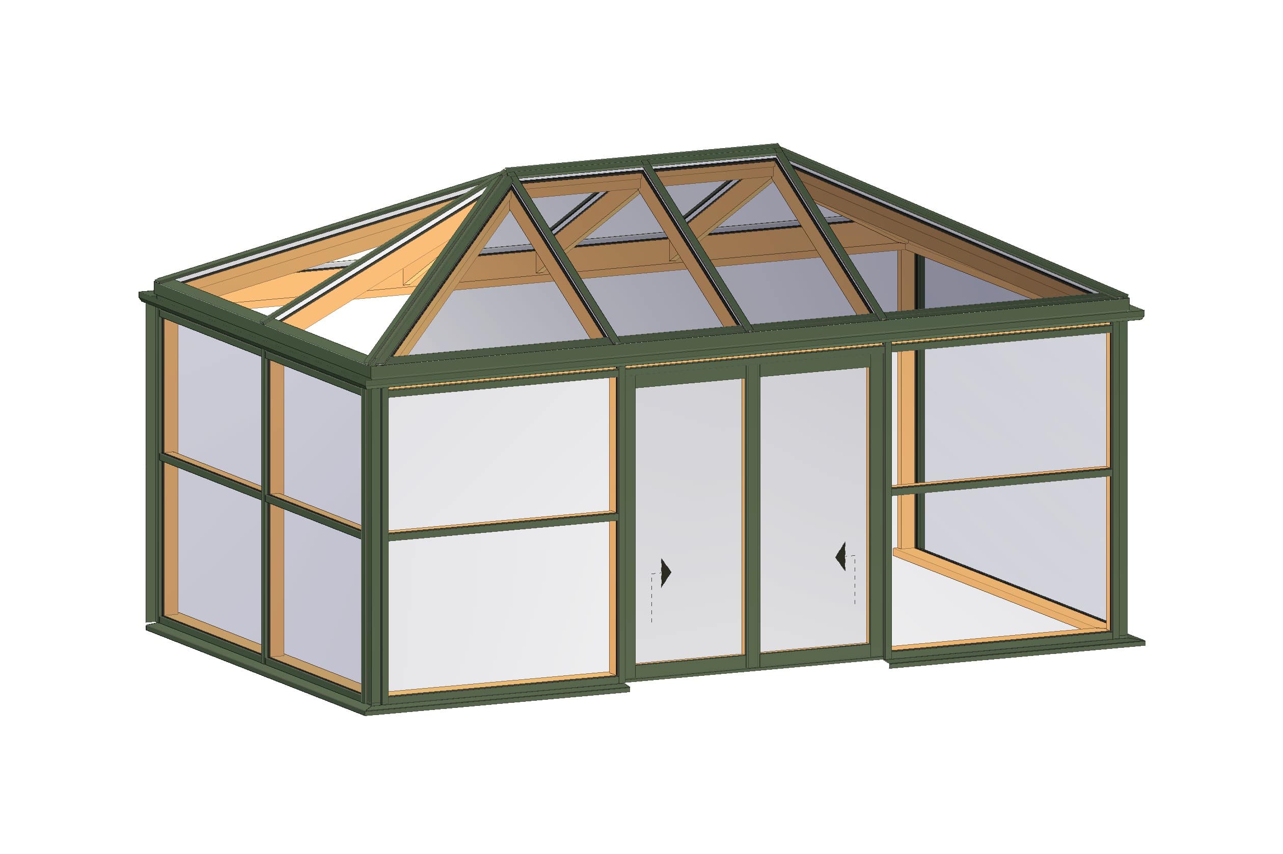 Klaes 3D conservatory - construction and photo view