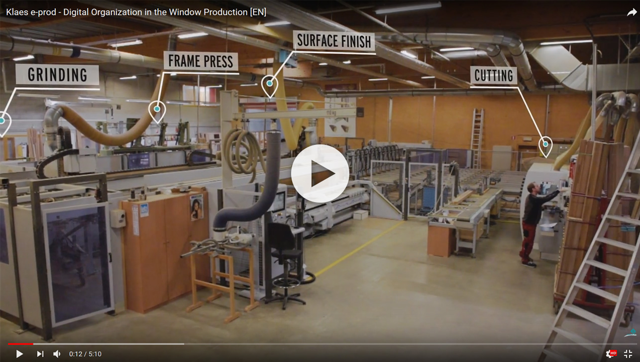 木窗生产的数字化解决方案 - Klaes e-prod视频